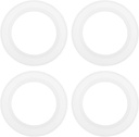 4pcs Bathtub Sink Pop Up Plug Cap Washer Seal 43.5 x 28.5mm Silicone-Ring Gasket Sink Floor Drain Seal Fits Basin Plugs And -Up Wastes