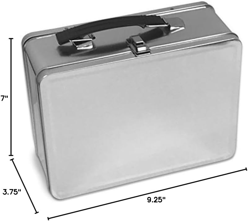 XL Plain Metal Lunch Box