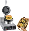 1200W Commercial Electric Burger Waffle Maker Machine,Ice Cream Burger Maker,Hamburger Press Baking Machine, Panini Hamburger Baking Machine, Hamburger Waffle Maker Sandwich Press,220V