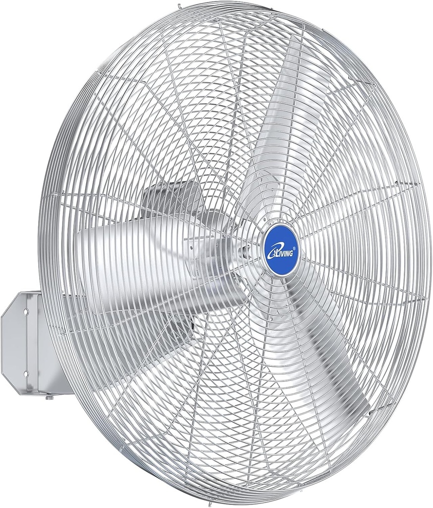 iLiving 24" Wall Mounted Washdown Fan, 7200 CFM, 1/4 HP, Single Phase 115/230V