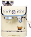 MIROX Espresso Machine 15 Bar, Coffee Maker With Milk Frother Steam Wand, Built-In Bean Grinder, Combo Cappuccino Machine with 70oz Removable Water Tank (ABS high-strength plastic shell)