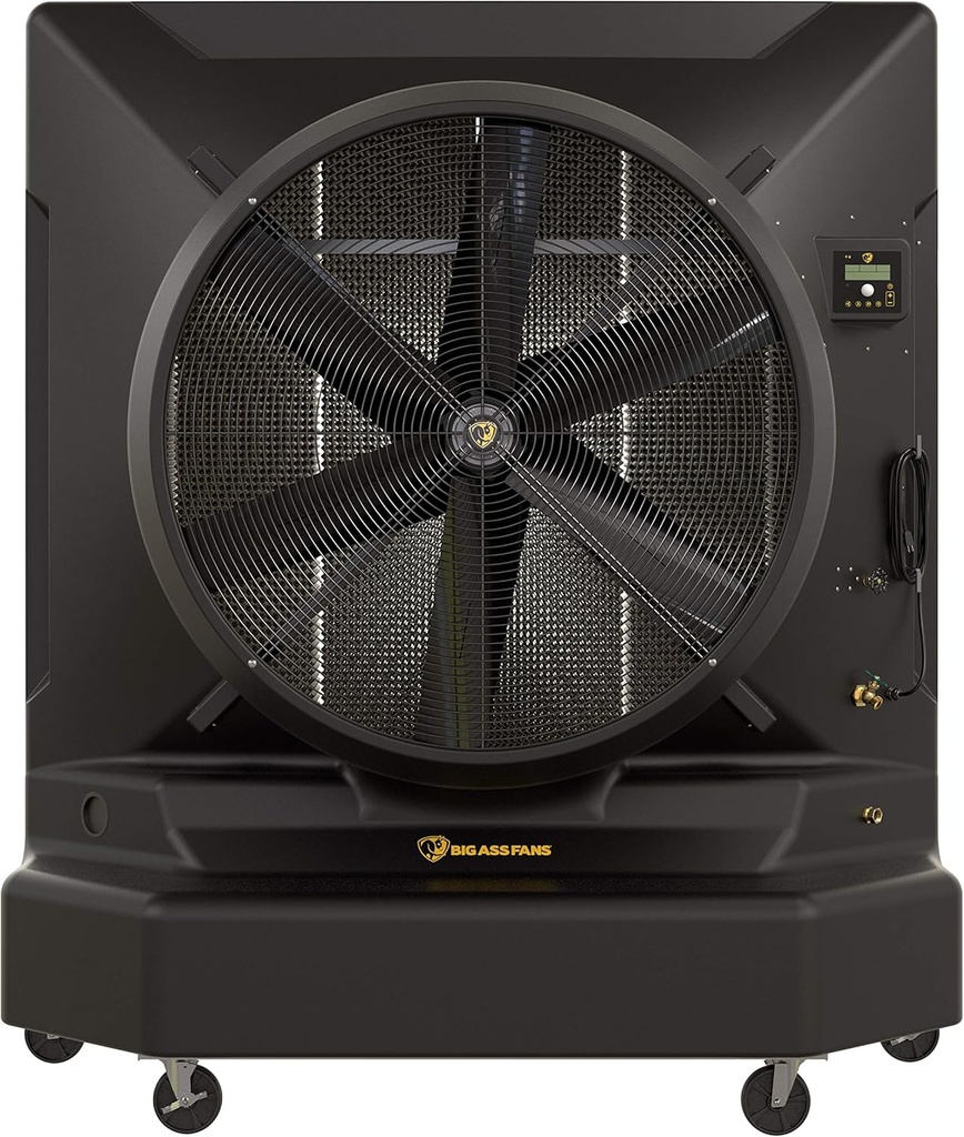 Big Ass Fans Cool-Space 500 Portable Evaporative Swamp Cooler, 50-inch Diameter Fan, Indoor or Outdoor Use, Continuous or Fillable (64 Gallon Capacity), Variable Speed