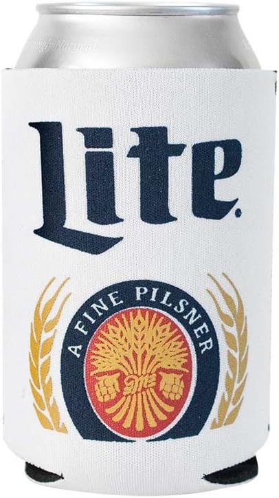Officially Licensed Miller Lite Drink Can Holder Neoprene Beer Huggie Cooler Sleeve (1)