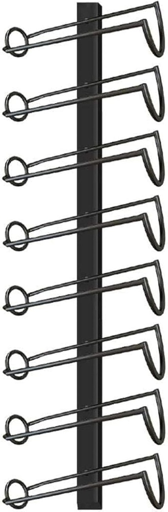 Wine Mounted Metal Bottle Holder for Kitchen/Pantry/Cellar (Size : 8 Bottles) (Size : 6 Bottles)
