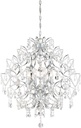 Minka Lavery 3158-77 Isabella's Crown Chandelier, 8-Light, 480 Total Watts, 26-in H x 30.38-in W, Chrome