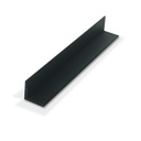 Outwater Plastics 1936-Bk Black 1 Inch X 1 Inch X 7/64 (.100) Inch Thick Styrene Plastic Even Leg Angle Moulding 72 Inch Lengths (Pack of 18 Pieces, 108 feet Total)