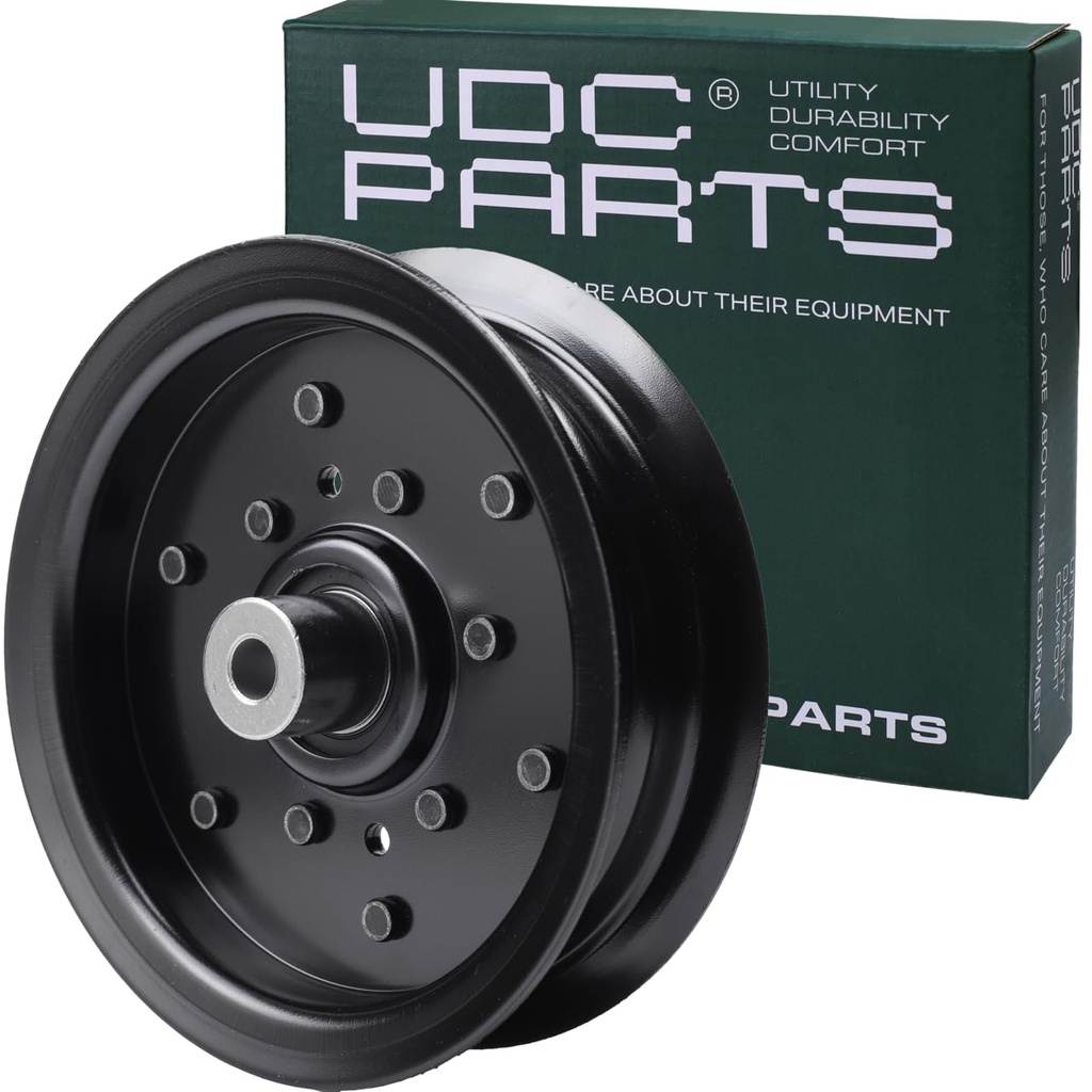 UDC Parts 532196106 Idler Pulley/ 42 46 48 54 inch Deck/for Craftsman Husqvarna Ariens Poulan 532197379 197379 196106 MZ 54 RZ 5424 YTH24K48 2042 LS YTH24V54 LGH2654
