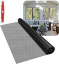 Fiberglass Window Screen Mesh Roll - 36"x100', Easy-to-Cut Screen Door Mesh for Windows, Pool, Porch Durable Mesh Replacement Option