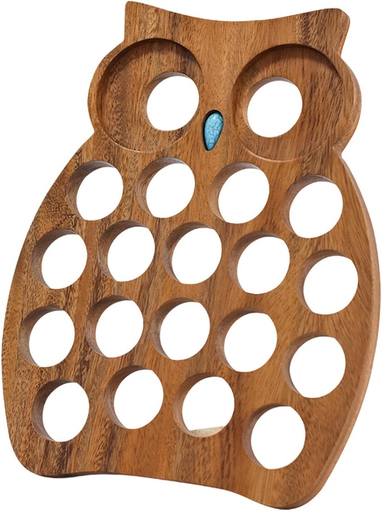 Owl Coffee Pod Holder Coffee Pod Organizer Gift Decoration Hold 20 Capsule Stand for Table Restaurant Counter Farmhouse