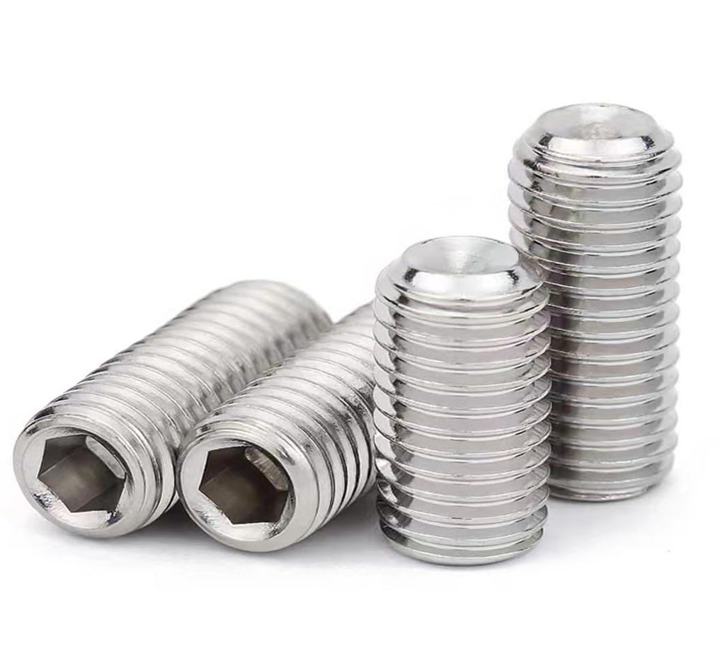 100 Pcs M3-0.5x5mm Hex Socket Head Cup Point Set Screws, Allen Head Grub Screw, Internal Hex Drive Headless Set Screw, 304 Stainless Steel,for Bathroom Fixtures, Door Knobs, Faucets, Plumbing