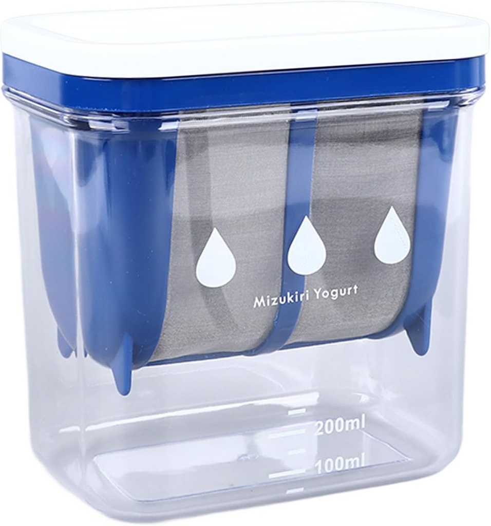 Greek Yogurt Strainer – Large Capacity Yogurt Maker with Fine Mesh Stainless Steel Filter, Reusable Whey Separator for Thick Greek Yogurt, Cheese, Nut Milk, Juices – BPA-Free, Dishwasher Safe