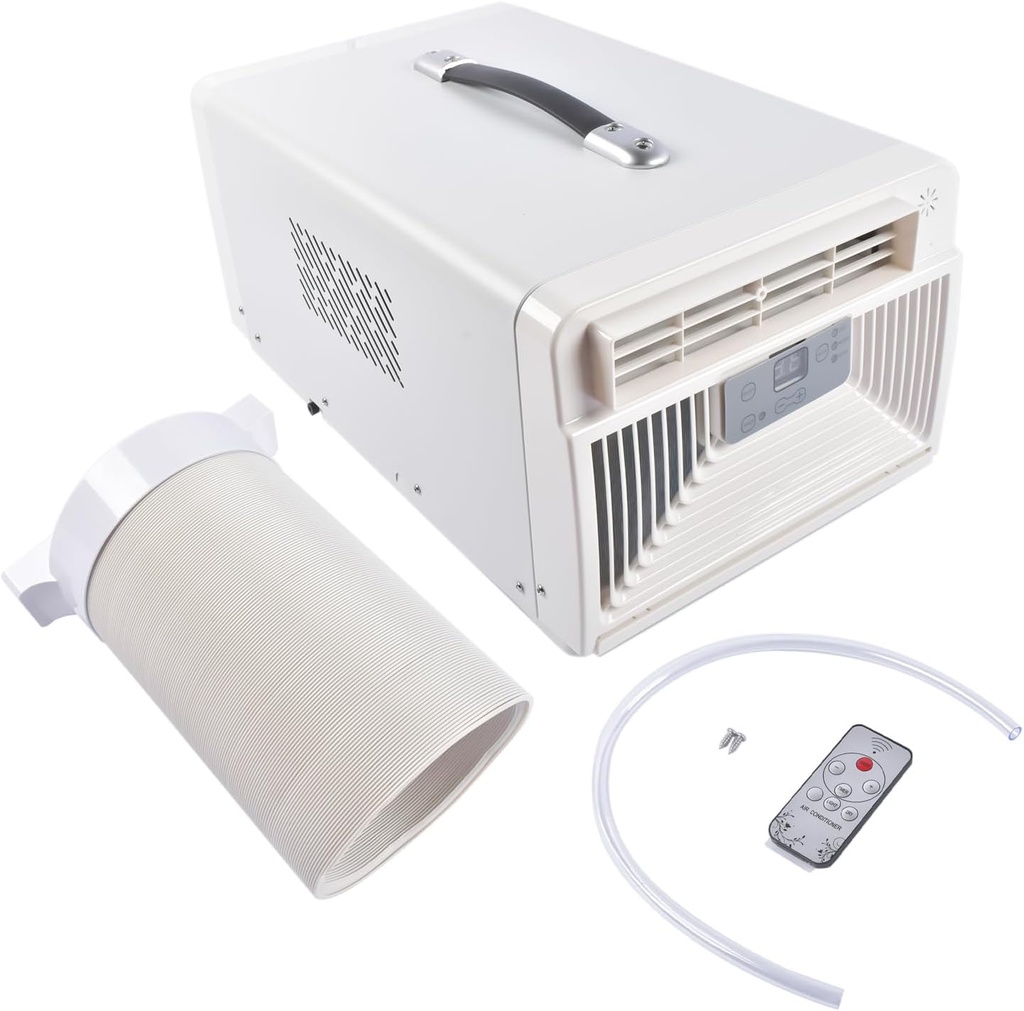 110 V Electric Portable Air Conditioner Mini Outdoor Camping Tent AC Kit for Camping Tent, RV, Car, Truck, Van Mixizap