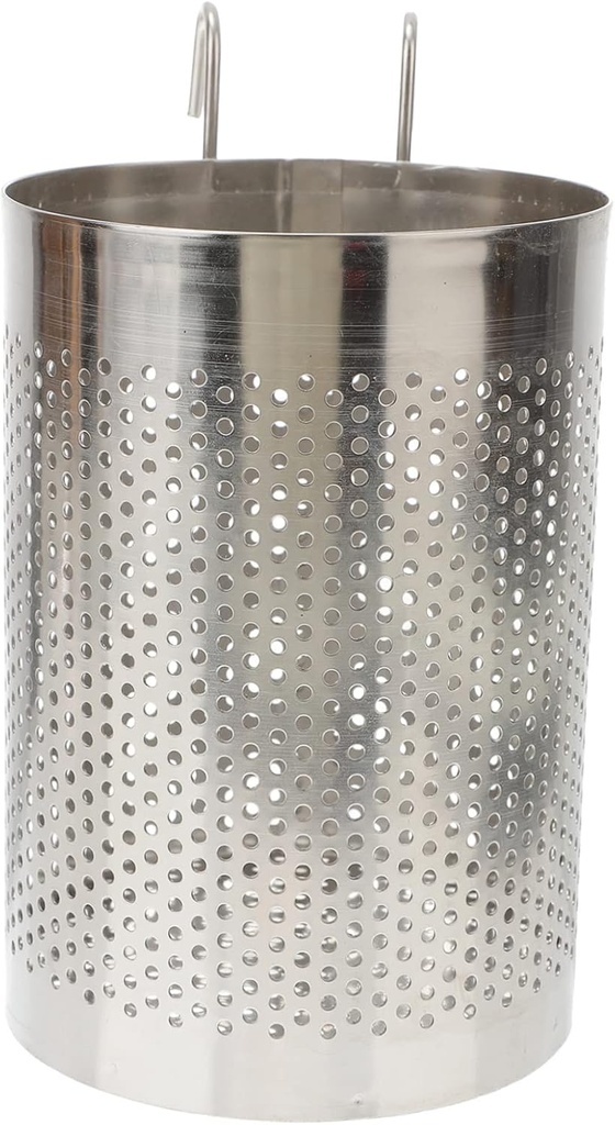 1pc Stainless Steel Cutlery Holder Multifunctional Draining Basket for Kitchen Utensil Storage for Chopsticks Spoons and Forks Convenient Hanging Design for Home and Restaurant Use