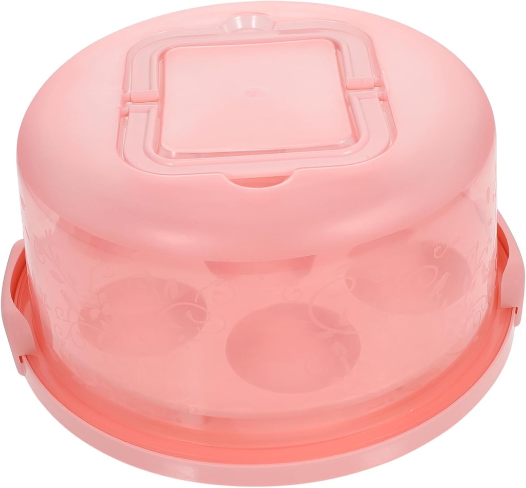 7pcs Egg Tart Cupcake Packaging Box Pp Storage Containers Lids Cake Boxes for Transport Cupcake Containers Muffin Carrier