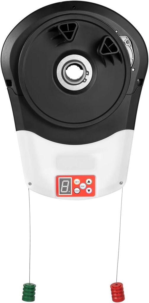 Wall Mount Roll Up Garage Door Opener, 110w Automatic Roller Shutter Garage Door Motor with Remote Control, Side Mount Garage Door Openers for Garage Doors, Barn Doors, Warehouse Doors