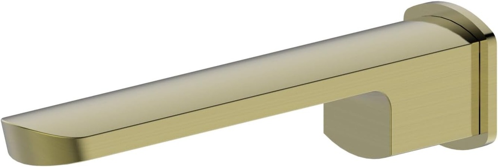 Bath Royale Wall Mount Tub Spout - Luxurious Cast Brass Bath Tub Spout, Brushed Gold