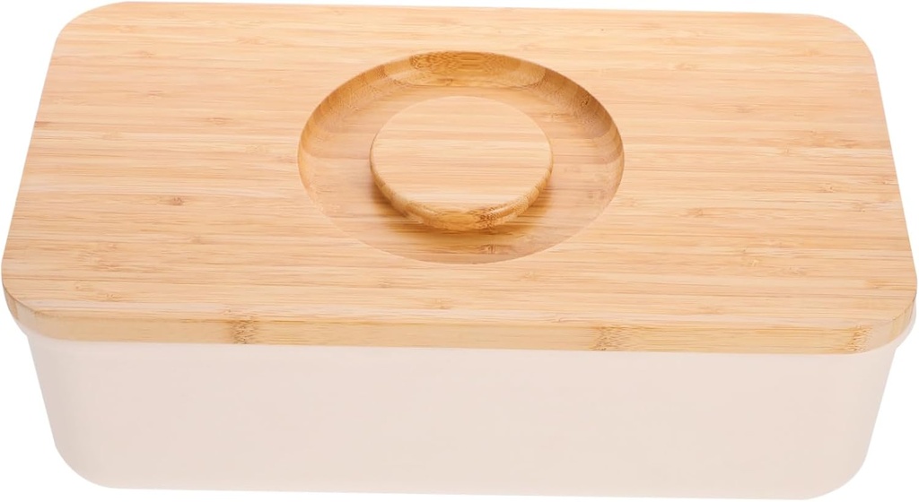 Bread Box with Lid and Cutting Board for Kitchen Countertop Capacity Bread Container Organizer for Home Bakery Cafe Storage Bin for Freshness and Kitchen Decor