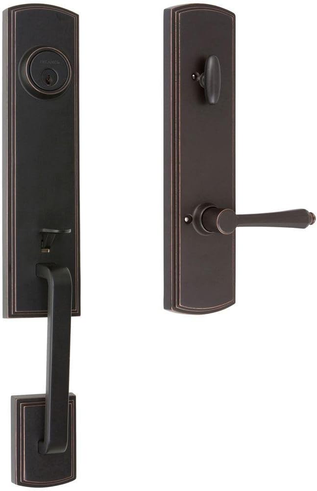 Delaney Hardware 374157FL-RH Briona Handlesest, Edged Bronze