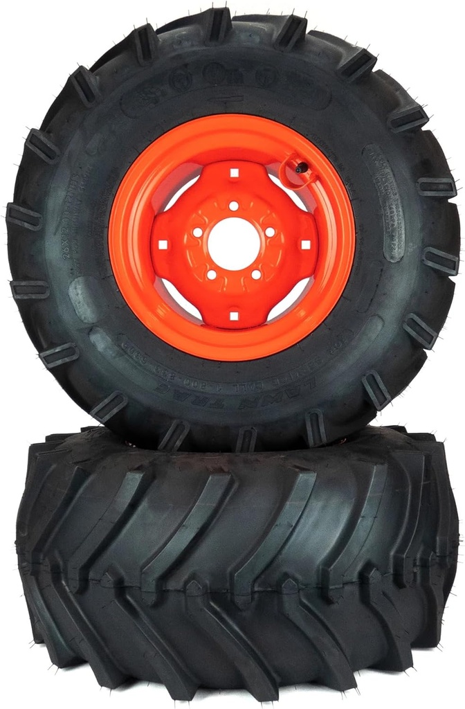 (2) Aggressive Tire Assemblies 26x12.00-12 Fits Kubota BX Series K2561-17410