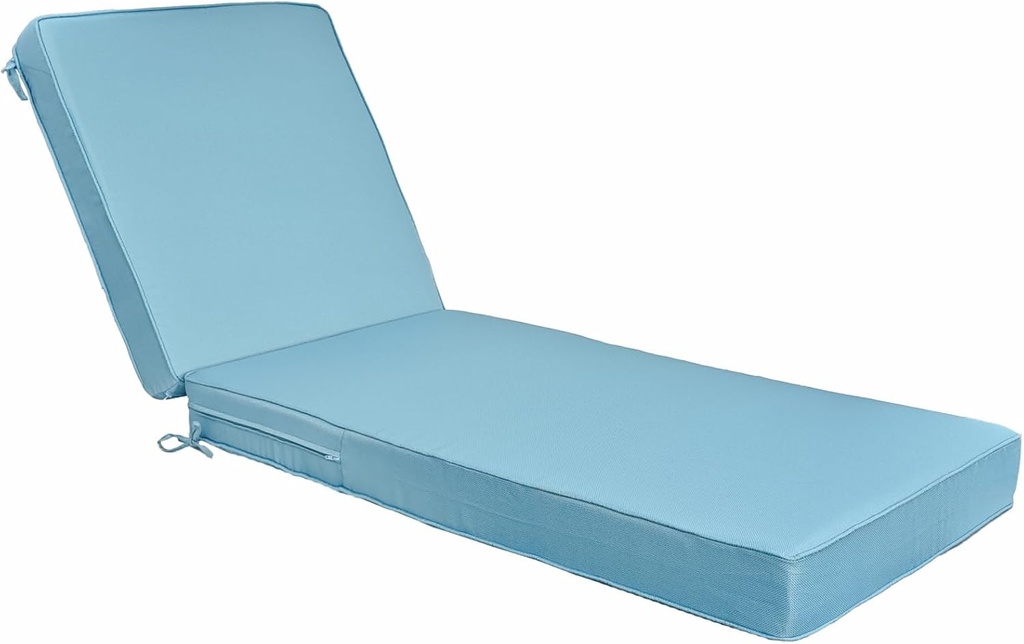 JMGBird Outdoor Chaise Lounge Cushion 70 * 22 * 4.5 Inch, Patio Chaise Lounge Chair Cushions Waterproof Foldable Pool Thick Lounge Cushions Outdoor Furniture