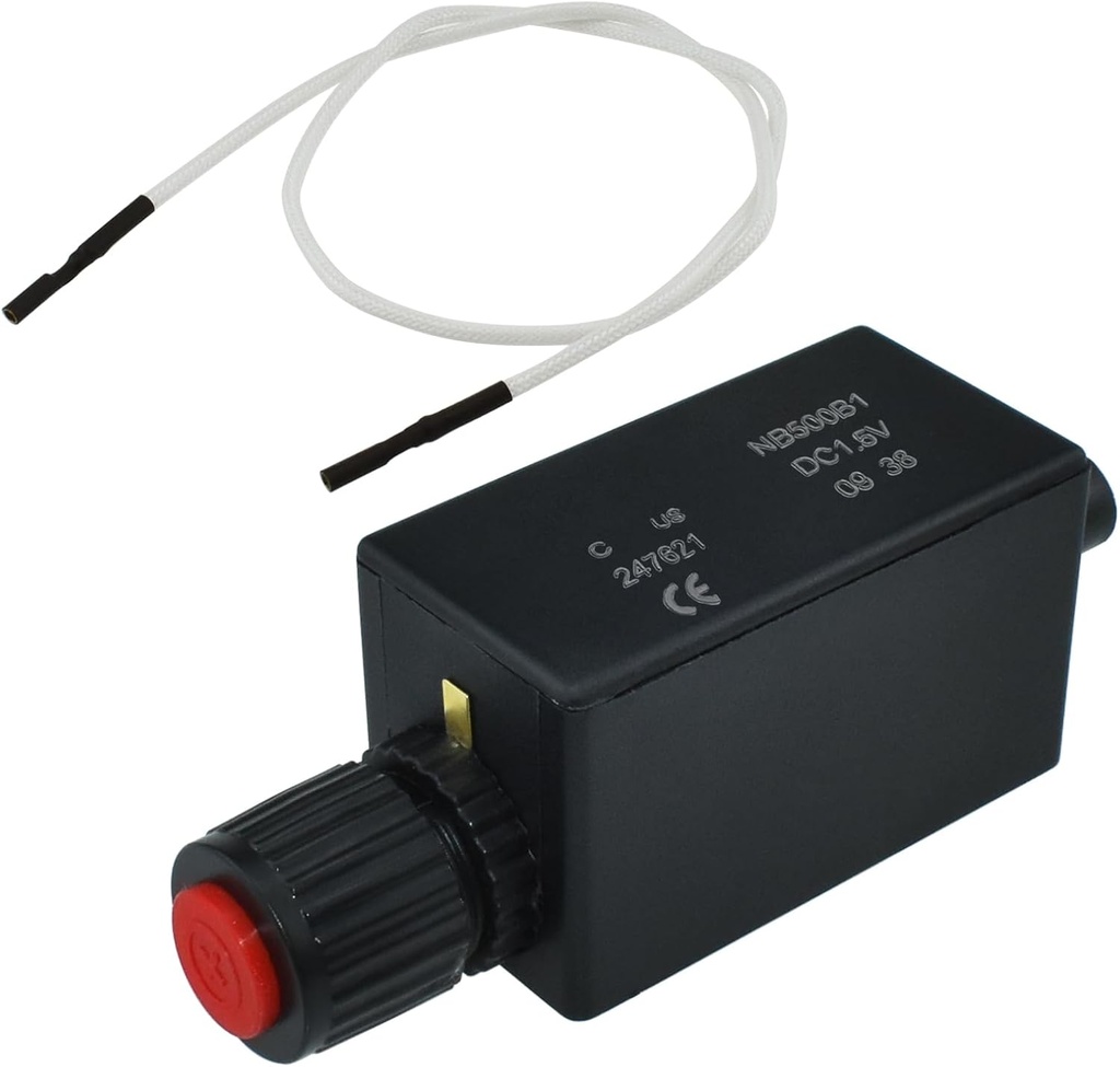 Aifeier ET Electronic Push Button Ignition Kit, Patio Heater Replacement Parts with 20 inch (500 mm) Ignition Wire for Uni-Flame Patio Heaters, Gas Fireplaces and Other DIY Gas Appliances (1 Pack)