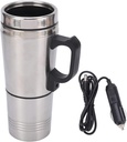 Car Electric Kettle, 12V 60W 350Ml 150ML Stainless Steel Car Electric Kettle Coffee Tea Water Heating Cup Portable Electric Water Boiler Hot Tea Heater for Car, 12V Cigarette