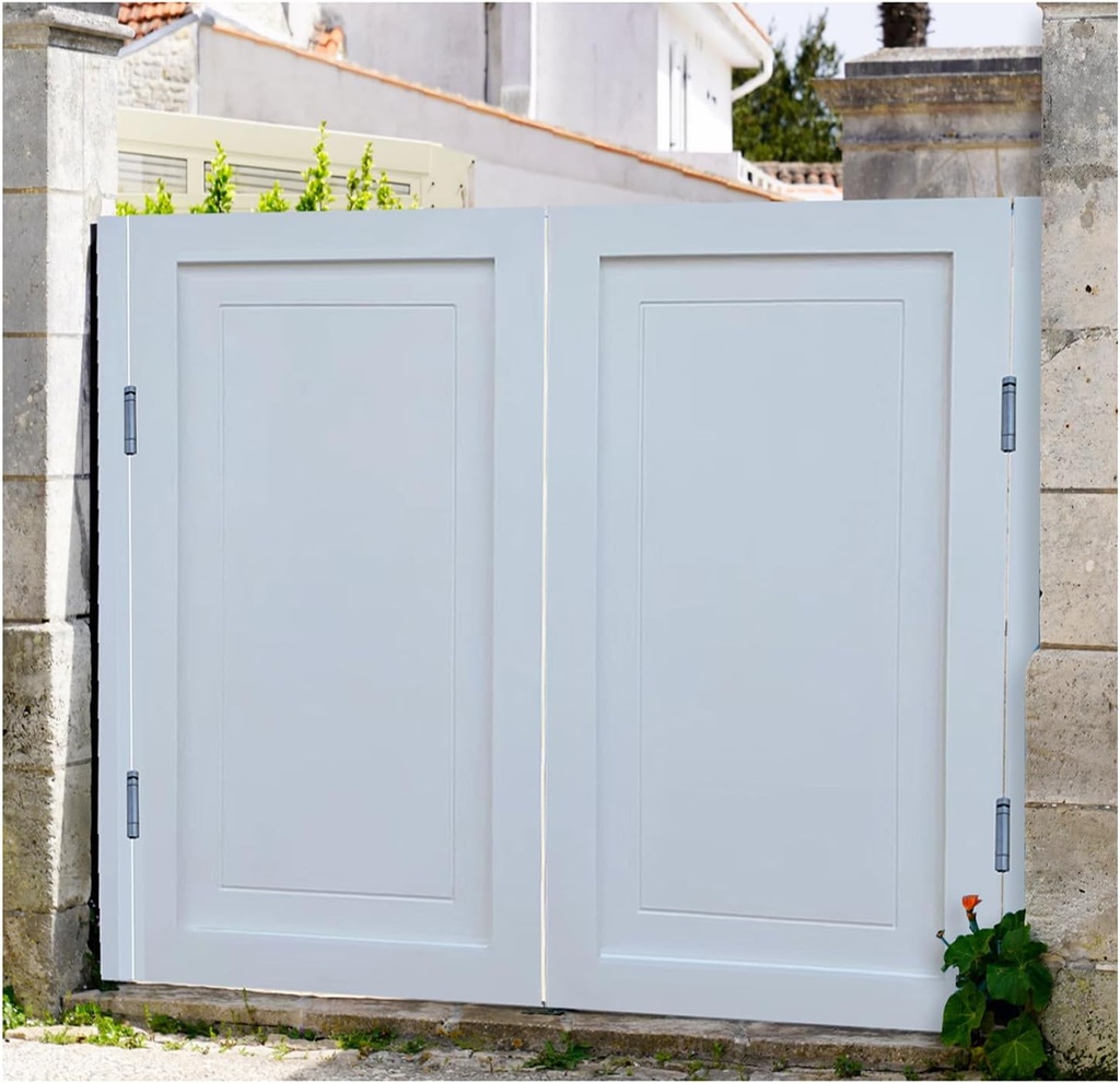 Swinging Doors Cafe Doors, Pine Wood Swing Door with Metal Hinges, Bar Saloon Swinging Doors for Pet Gate Kitchen Shop Counter Entrance Partition, Auto Close