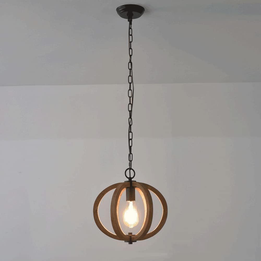 Hand-Carved Solid Chandelier E27 1- Lamp Art Made Old Pendant Light Metal Decoration Pendent Lamp