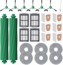 Replacement Parts for iRobot Roomba Plus 405 Combo/ 505 Combo Robot Vacuum, Roomba 405/505 Accessories Kits Include 2 Main Brush, 6 Vacuum Bags, 4 Filters, 6 Mop Pads, 6 Side Brushes, 1 Cleaning Brush