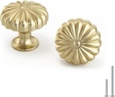 goldenwarm 20 Pack Gold Cabinet Knobs Dresser Knob for Drawer Hardware Handles and Luxury Pulls for Cabinets Zinc Alloy