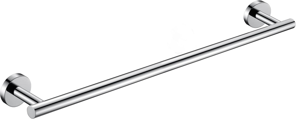 Nolimas Polished Chrome Bath Towel Bar Single Bars Towel Rack Rod Classic Wall Mounted Stainless Steel Bathroom Towel Bar Kitchen Toilet Towel Shelf Single Layer,24inch