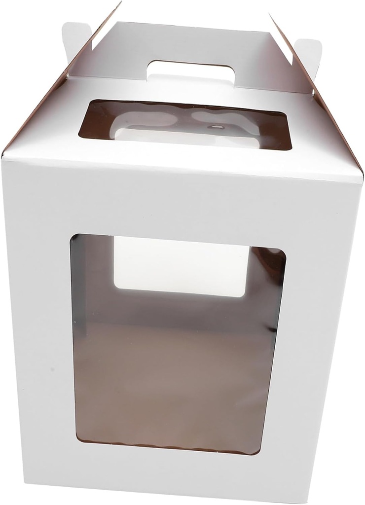 Ciieeo Cake Boxes Container Cake Storage Box Window Lid for Wedding Party Banquet
