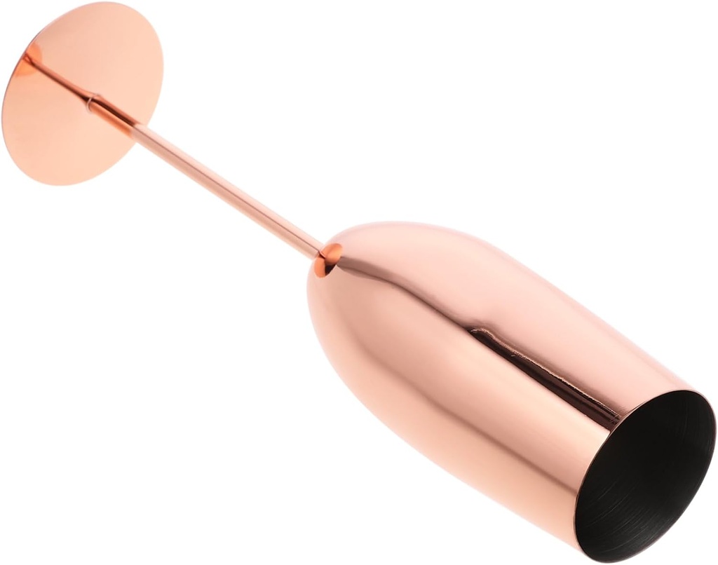 IMIKEYA Metal Cocktail Flutes Stainless Steel Wine Goblets Shot Glasses for Weddings Birthdays Graduations