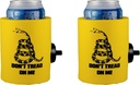 Gadsden Flag Party Starter Shotgun Can Coolie (2 Pack)