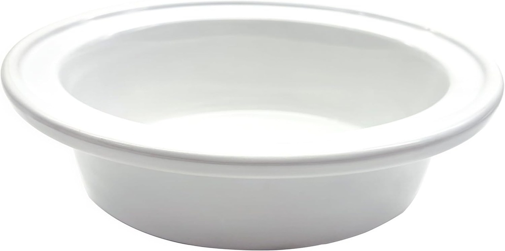Oval Replacement Ceramic Pot, 2.5 Qt, Compatible with Crockpot SCCPCCM250-BT and SCCPCCM250-BF Slow Cookers, White