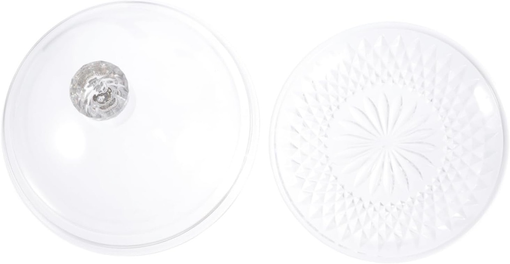 Cabilock 1Set Elegant Dessert Holder with Cover Cake Tray Food Cover for Stylish Serving for Buffets Restaurants Parties Design Construction