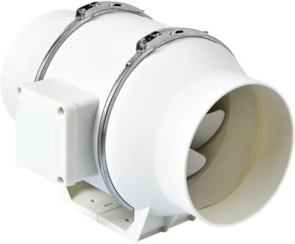 Ventilation Fan, Duct Round 3/4/5/6Inch Exhaust Ventilation Fan Kitchen Household Extractor Bathroom Fans for Vent Bathroom, Kitchen(4inch)