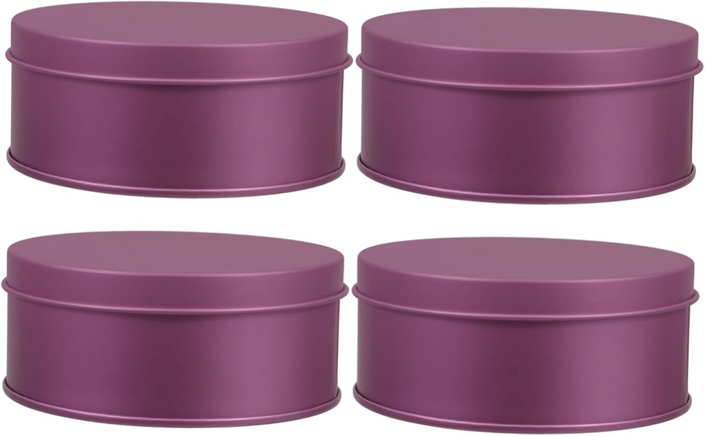 4pcs Large Candy Bins Tin Storage Boxes Cookie Tins Boxes Metal Tin Containers