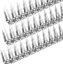 Bird Spikes, 10 FT Stainless Steel Bird Deterrent Spikes, Pigeon Spikes for Outside to Keep Birds Squirrel Raccoon Cat Away, for Garden Fence Roof Window Sill and Wall(10 Pack)