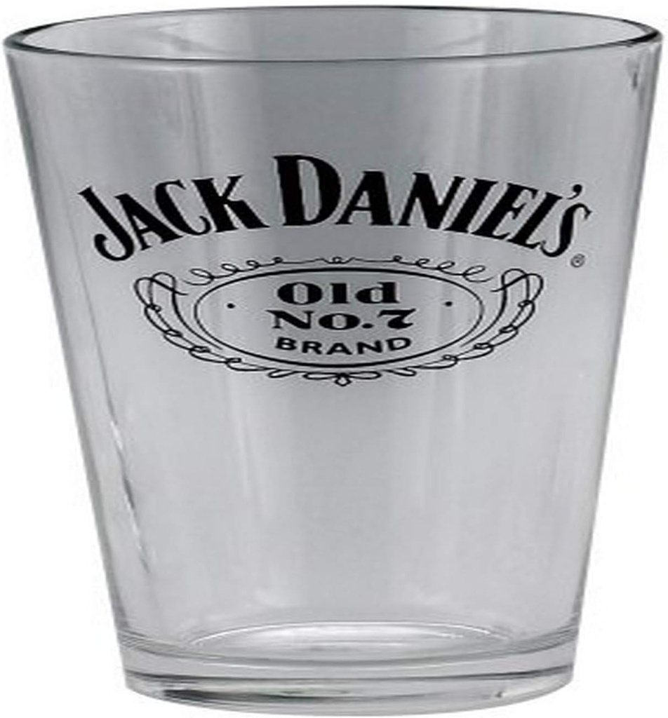 Jack Daniels Licensed Barware 8503 Swing and Cartouche Mixing Glass, 16 oz., Clear