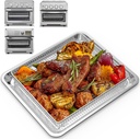 Stainless Steel Air Fryer Basket and Tray for Cuisinart TOA-60/TOA-65/TOA-70 Oven, Air Fryer Tray Replacement for Ninja Combi Cooker SFP701 Air Fryer Basket for Oven Air Fryer Pan Accessories for Oven