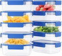 Food Storage Containers with Lids Airtight-Blue-850ML