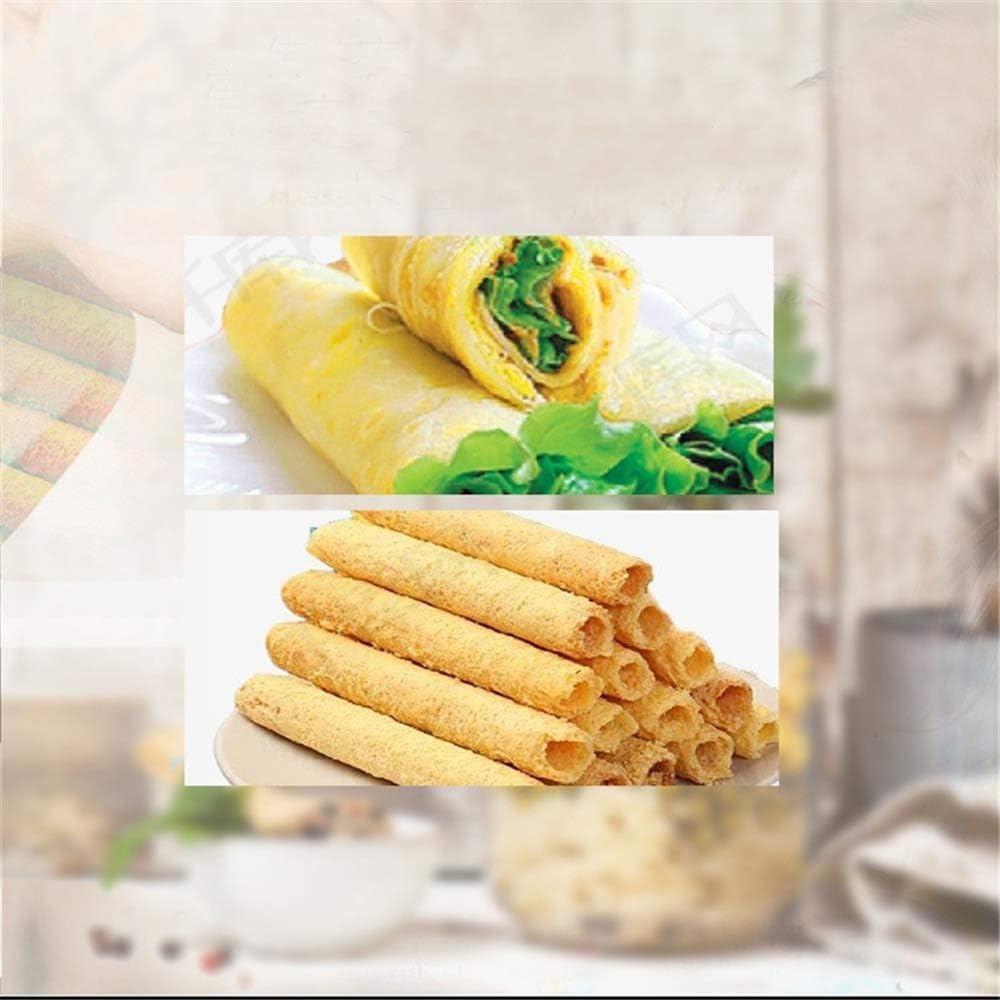 Commercial Egg Roll Maker, Electric Ice Cream Cone Waffle Maker, Double Sided Heating Automatic Baking, Non-Stick, For Coffee Shop, Snack Bar Use
