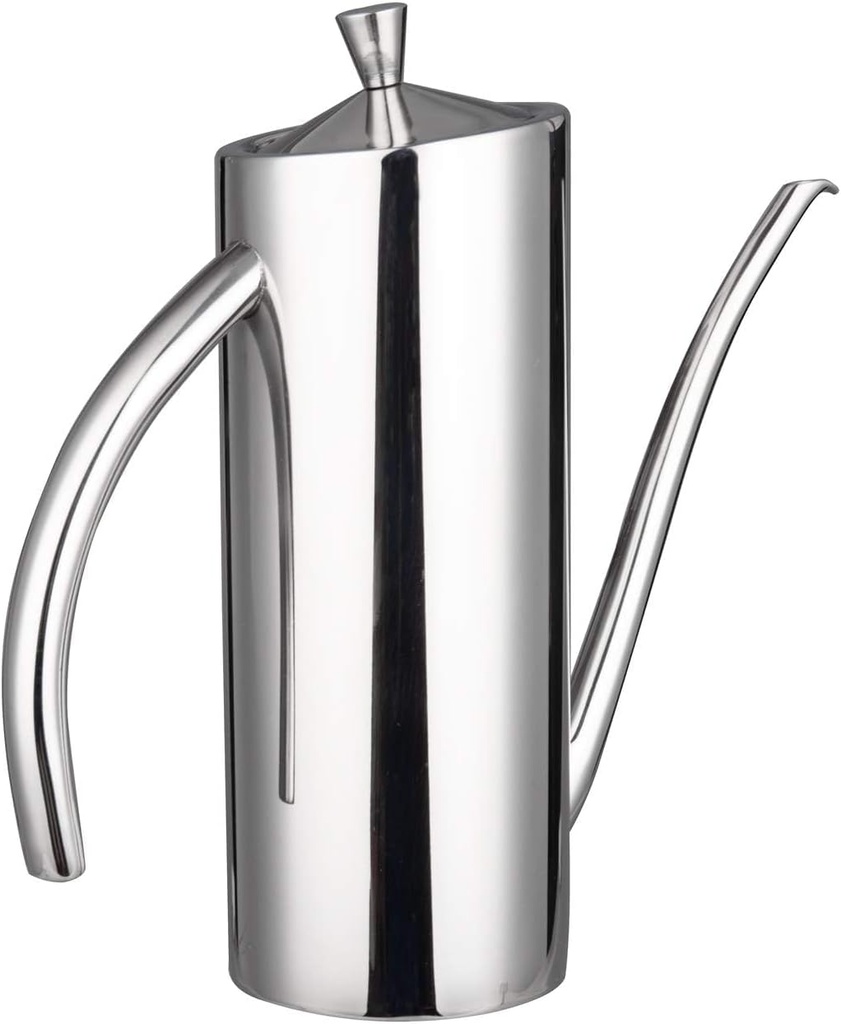 IMEEA Olive Oil Dispenser SUS304 Stainless Steel Cooking Kitchen No Drip Oil Can Vinegar Container, 24oz/700ml