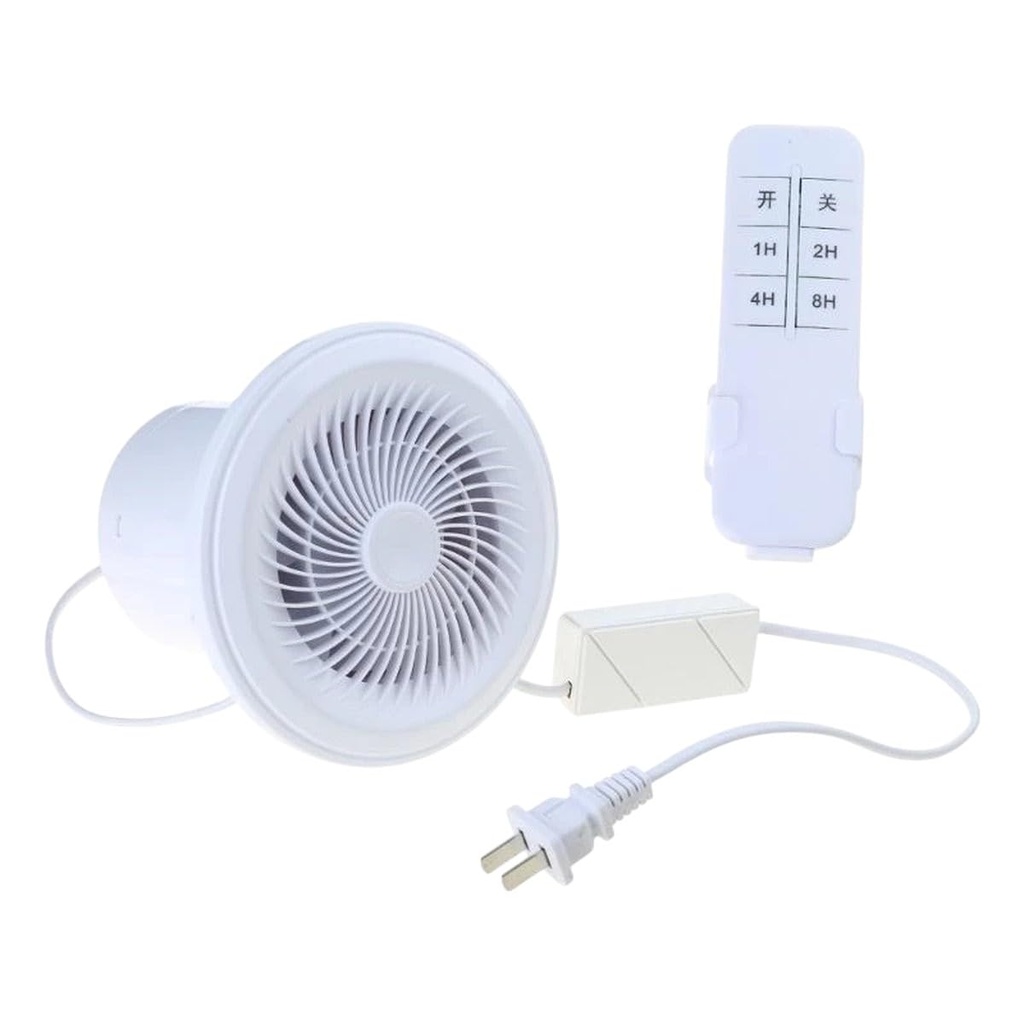 63Ha Remote Control Wall Exhaust Fan Ventilation Fan Attic Pipe Ventilation Extractor