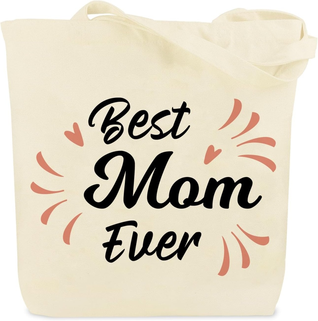 Mothers Day Gifts for Mom Christmas Stocking Stuffers Thank You Birthday Valentines Day Easter Womens Day Thanksgiving Halloween Retirement Sentimental Tote Bag Best Mom Ever Gifts Ideas for Mom