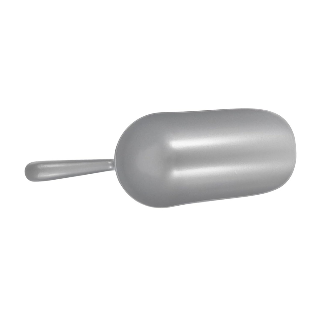 Veemoon Metal Grain Scoop Ice Cube Shovel for Kitchen Popcorn Scooper Dough and Flour Serving Scoop