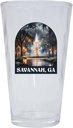 R and R Imports Savannah Georgia Design B Souvenir 16 oz Pint Glass 2-Pack