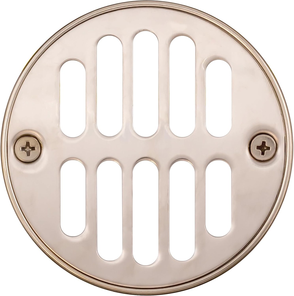 Westbrass Shower Strainer Set with Screws, Grill and Crown, Satin Nickel, D312-07