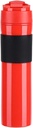 Zerodis 350ml Portable Tea and Coffee Maker Bottle Coffee Press Bottle Travel French Press Coffee Maker for Commuter Camping Outdoors and Office(Red)